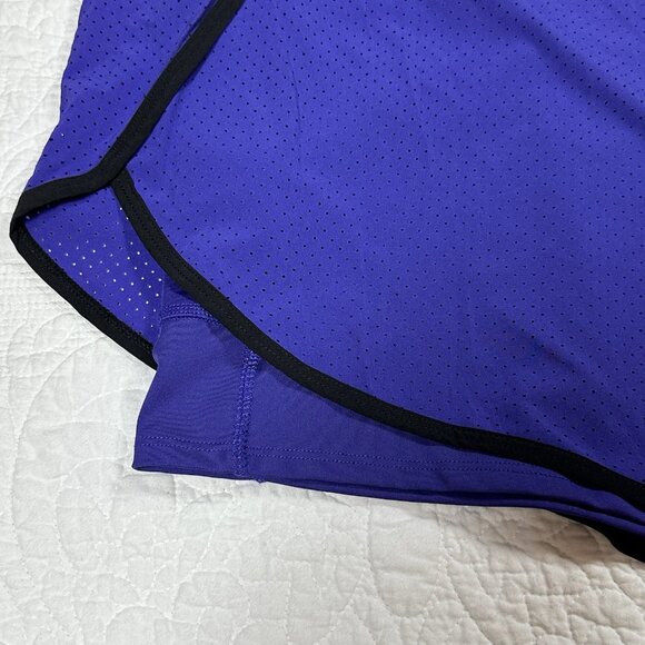 Women's Xersion Layered Purple Running Short Plus 2XL Phone Thigh Pocket - Picture 4 of 12